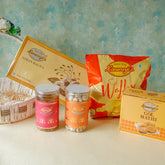 Badam Sohan Halwa, Wafer, Kamal Kakri, Gol Mathri, Makhana (Gift Pack Combo)..