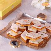 Kaju Gulkand Burfi