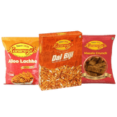 Aaloo Lachcha, Dal Biji, Masala Crunch (Travel Pack Combo)