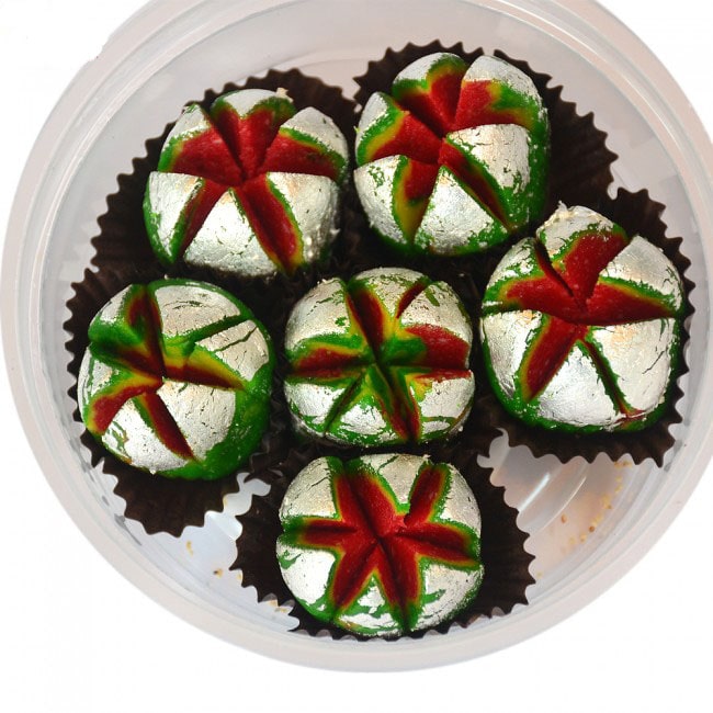 Kaju Burfi, Kaju Kalash, Kaju Roll, Kaju Kamal ( Gift pack combos )