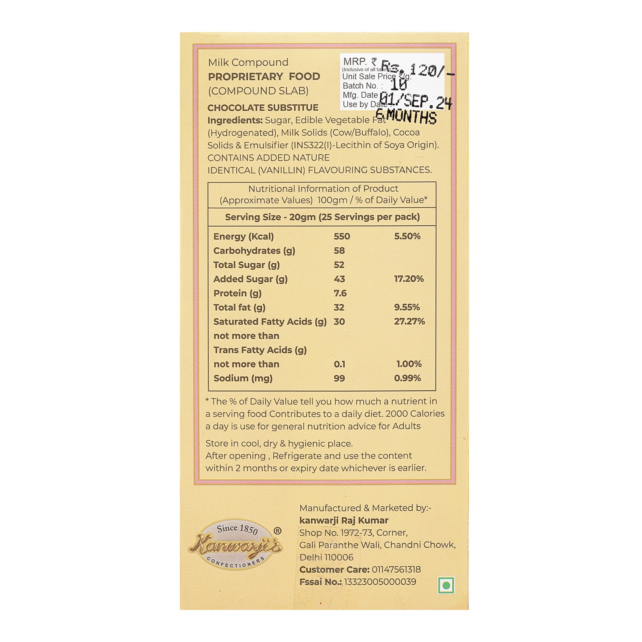 Spl. Milk Chocolate