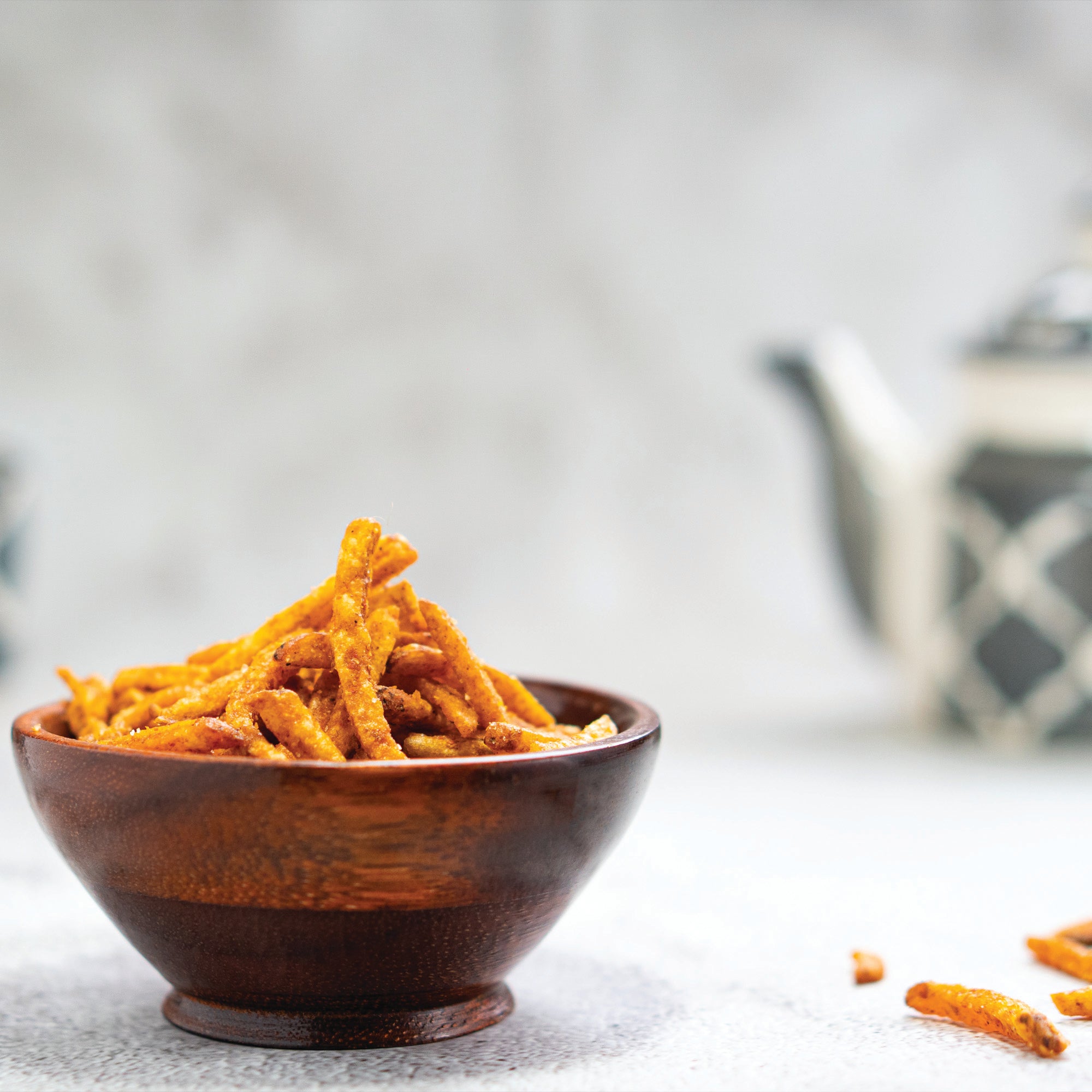 Aloo Lachha (Extra Spicy)..