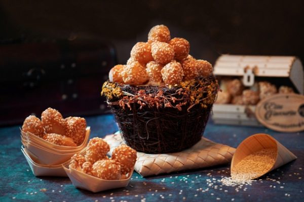 sweet poppy rice balls / andarse ki goli_