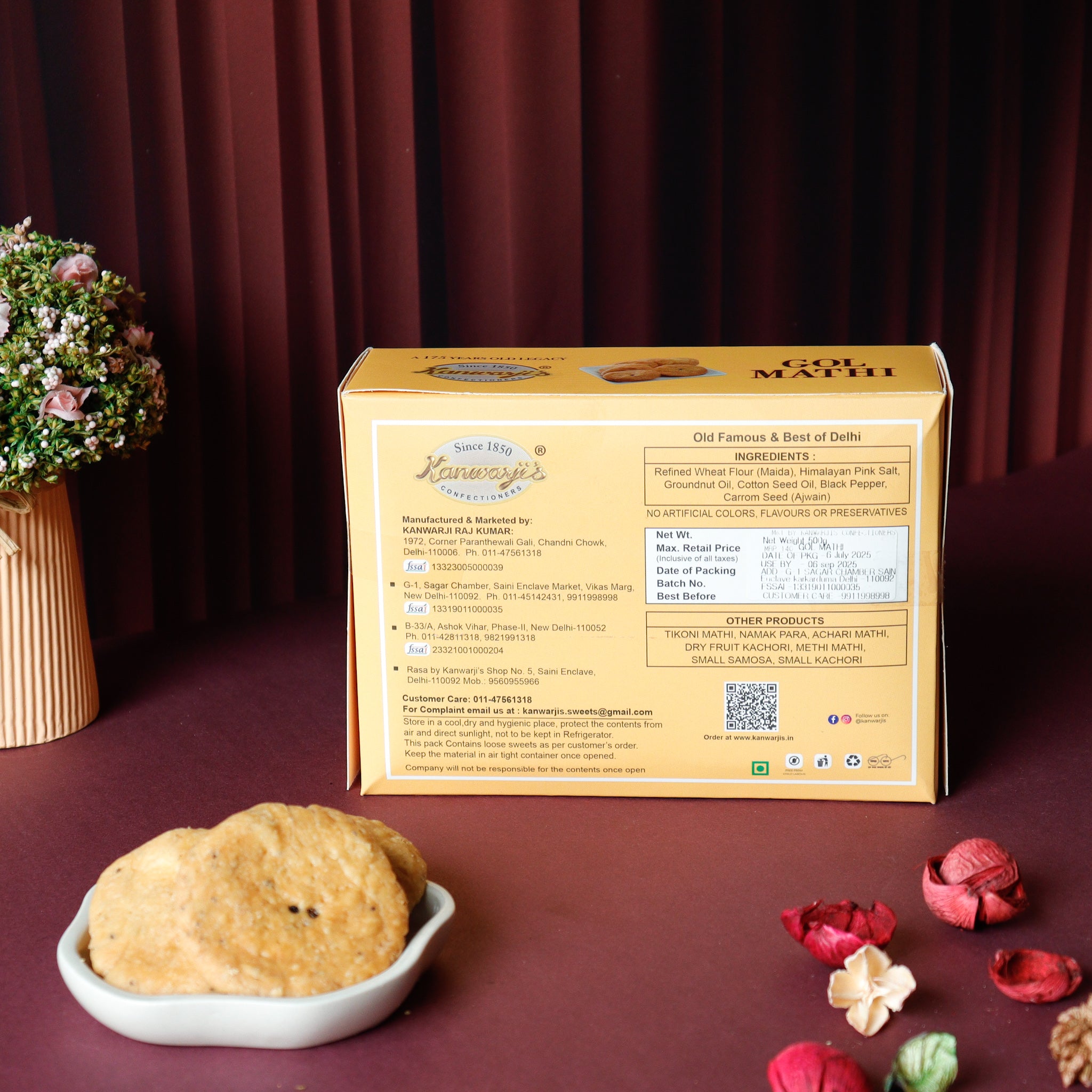 Mewa Mixture, Aloo Lachha, Gol Mathi (Travel Pack Combos)