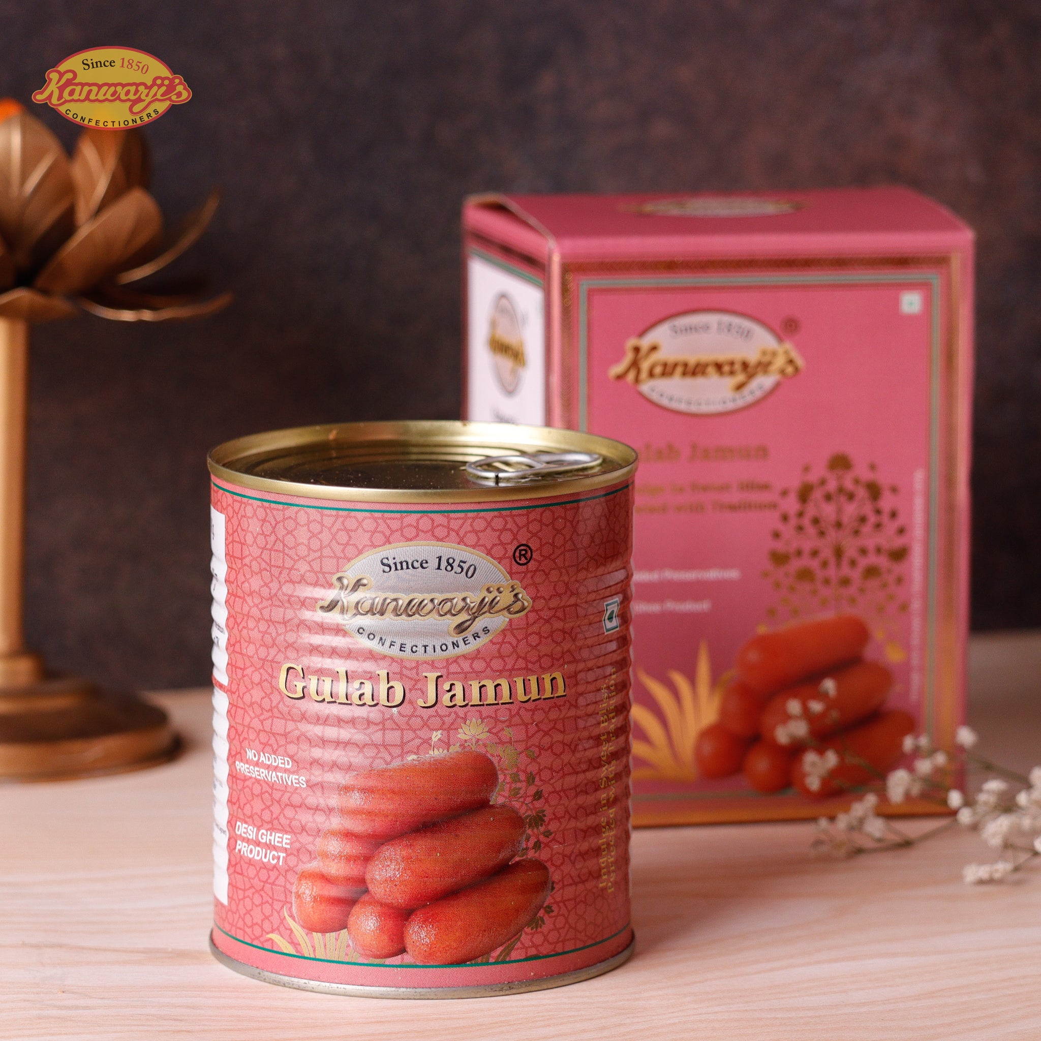 Desi Ghee Gulab Jamun Tin