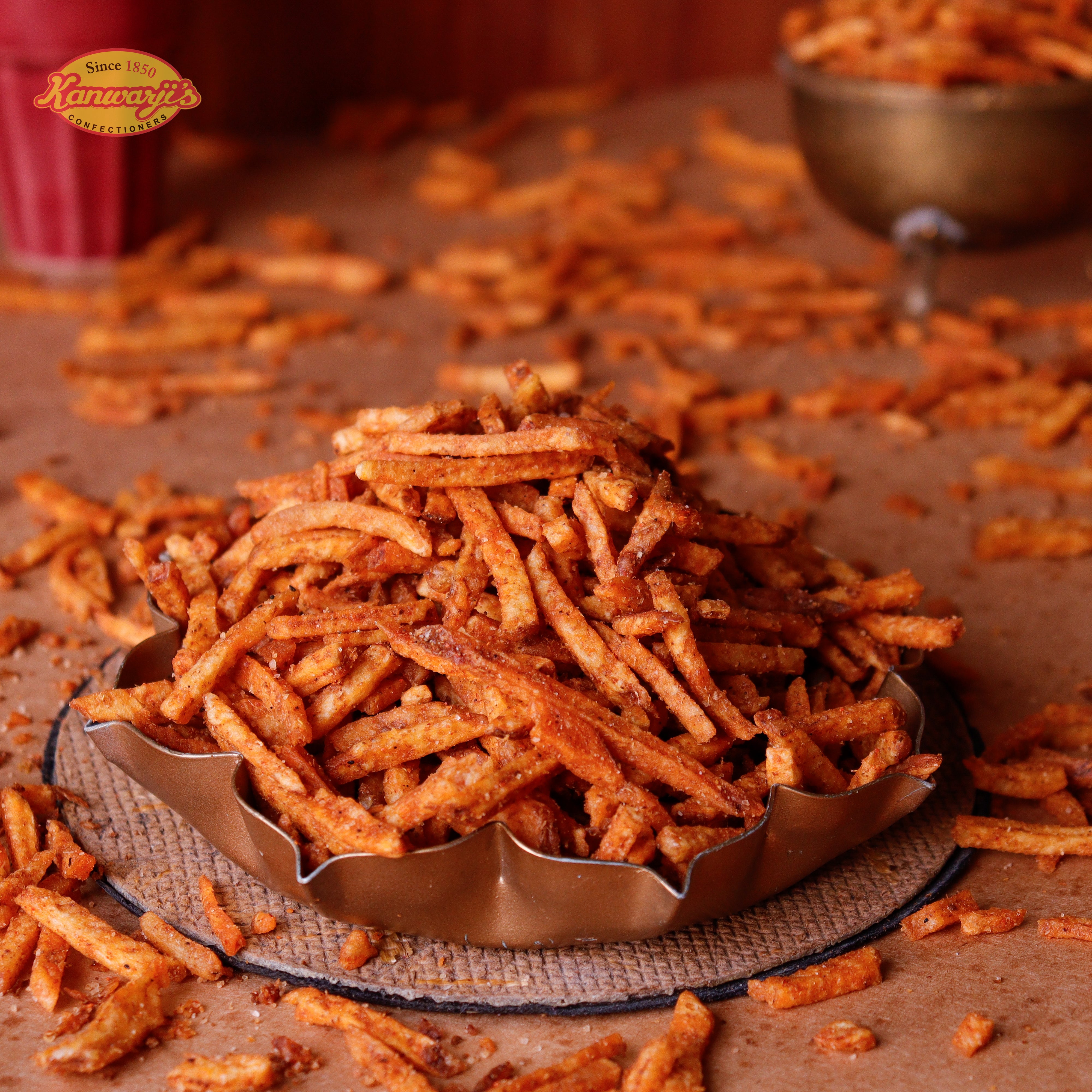 Aloo Lachha (Medium Spicy).