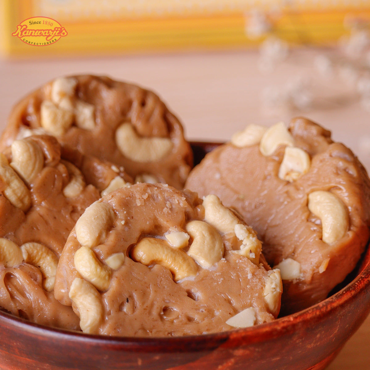 Premium Indian Sweet Badam Pista Sohan Halwa by Kanwarji's Online