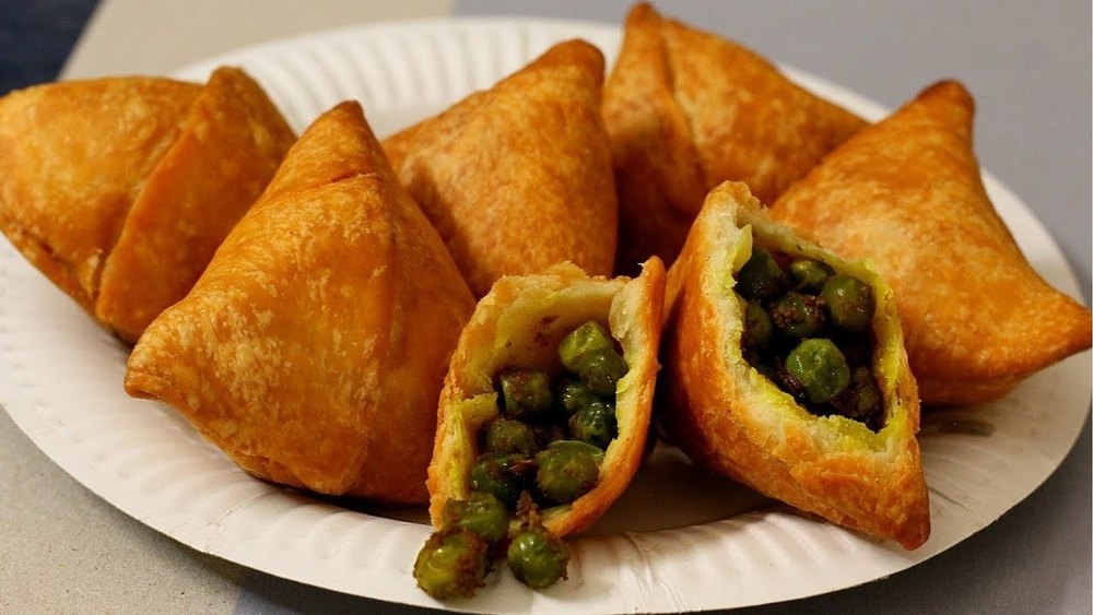 Desi Ghee Mutter Samosa..